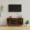 TV staliukas Televizoriaus spintelė, dūminio ąžuolo, 102x44,5x50cm, mediena