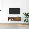 TV staliukas Televizoriaus spintelė, dūminio ąžuolo, 100x31x25,5 cm, mediena