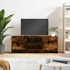 TV staliukas Televizoriaus spintelė, dūminio ąžuolo, 102x30x37,5cm, mediena
