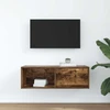 TV staliukas Televizoriaus spintelė, dūminio ąžuolo, 80x31x25,5 cm, mediena
