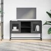 TV staliukas Televizoriaus spintelė, juoda, 100,5x39x60,5cm, plienas