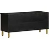 televizoriaus spintelė Juoda 100x33x46 cm Engineered Wood