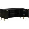 televizoriaus spintelė juoda 105x33x46 cm Engineered Wood
