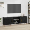 TV staliukas Televizoriaus spintelė juoda ąžuolo 150 x 30 x 50 cm