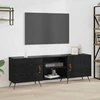 TV staliukas Televizoriaus spintelė juoda ąžuolo 150 x 30 x 50 cm