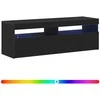 TV staliukas Televizoriaus spintelė 120 x 35 x 40 cm Juodas ąžuolas