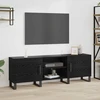 TV staliukas Televizoriaus spintelė Juodas ąžuolas 150 x 30 x 50 cm