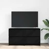 TV staliukas Televizoriaus spintelė, juodos spalvos, 100x35x54 cm, mediena