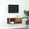 TV staliukas Televizoriaus spintelė, medienos, 60x31x25,5cm apdirbta mediena