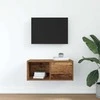 TV staliukas Televizoriaus spintelė, medienos, 60x31x25,5cm apdirbta mediena