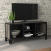 TV staliukas Televizoriaus spintelė, pilka, 105x36x47cm, metalas ir MDF