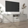 TV staliukas Televizoriaus spintelė, pilka, 140x35x40cm, apdirbta mediena