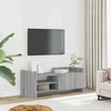 TV staliukas Televizoriaus spintelė, pilka ąžuolo, 100x35x40cm, mediena