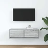 TV staliukas Televizoriaus spintelė, pilka ąžuolo, 80x31x25,5 cm, mediena