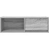 TV staliukas Televizoriaus spintelė, pilka ąžuolo, 80x31x25,5 cm, mediena