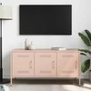 TV staliukas Televizoriaus spintelė, rožinė, 100,5x39x50,5cm, plienas