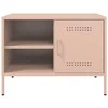 TV staliukas Televizoriaus spintelė, rožinės spalvos, 68x39x50,5cm, plienas