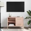TV staliukas Televizoriaus spintelė, rožinės spalvos, 68x39x50,5cm, plienas