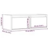 TV staliukas Televizoriaus spintelė su LED apšvietimu, 75x35,5x25 cm