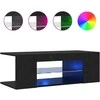 TV staliukas Televizoriaus spintelė Juodas ąžuolas 90 x 39 x 30 cm