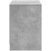 TV staliukas Televizoriaus spintelė su LED, betono, 100x34x50cm, mediena