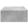 TV staliukas Televizoriaus spintelė su LED lemputėmis, betono, 60x35x15,5cm