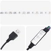 TV staliukas Televizoriaus spintelė su LED, medienos, 160,5x41x50 cm