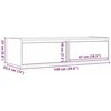 TV staliukas Televizoriaus spintelė su LED, medienos, 100X35,5x25 cm