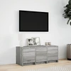 TV staliukas Televizoriaus spintelė su LED, pilka, 97x34x40cm, mediena