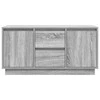 TV staliukas Televizoriaus spintelė su LED, pilka ąžuolo, 100x41x50 cm
