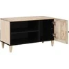 TV vienetai su lentyna Balta 80 x 33 x 46 cm Apdirbta mediena
