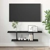 TV staliukas TV spintelių komplektas Juoda 103 x 30 x 26,5 cm
