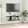 TV staliukas TV spintelių komplektas Juoda 103 x 30 x 26,5 cm