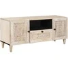 TV vienetai su stalčių Balta 105 x 33 x 46 cm Apdirbta mediena