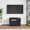 TV staliukas televizoriaus spintelė VISNES Juoda 60x40x38 cm