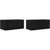 TV staliukas Televizoriaus spintelės, 2vnt., 60x31x25,5 cm, mediena