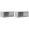 TV staliukas Televizoriaus spintelės, 2vnt., 60x31x25,5 cm, mediena