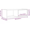 TV staliukas Televizoriaus spintelės, 2vnt., 80x31x25,5 cm, mediena