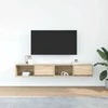 TV staliukas Televizoriaus spintelės, 2vnt., 80x31x25,5 cm, mediena