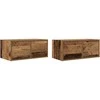 TV staliukas Televizoriaus spintelės, 2vnt., medienos, 60x31x25,5cm, mediena