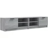 TV staliukas Televizoriaus spintelės, 2vnt., pilkos, 80x35x36,5cm, mediena