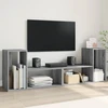 TV staliukas Televizoriaus spintelės, 2vnt., pilkos ąžuolo, 75x30x50 cm, MDP