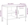 TV staliukas Televizoriaus spintelės, 2vnt., rožinės, 68x39x50,5cm, plienas