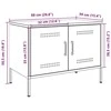 TV staliukas Televizoriaus spintelės, 2vnt., rožinės, 68x39x50,5cm, plienas