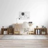TV staliukas TV spintelių komplektas 4 pcs Senovinis medis 37 x 35 x 37,5 cm