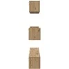 TV staliukas TV spintelių komplektas 7 pcs Amatininkų ąžuolas