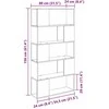 TV staliukas TV spintelių komplektas 80 x 24 x 156 cm Ruda Apdirbta mediena