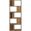 TV staliukas TV spintelių komplektas Ruda 60 x 24 x 156 cm Apdirbta mediena