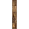 TV staliukas TV spintelių komplektas Ruda 60 x 24 x 156 cm Apdirbta mediena