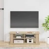 TV staliukas Televizoriaus stovas Sonoma ąžuolas 96 x 35 x 33,5 cm